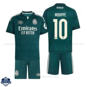 Real Madrid Away Kids Cheap Football Kit 2026/27 - MBAPPÉ 10 - Overview