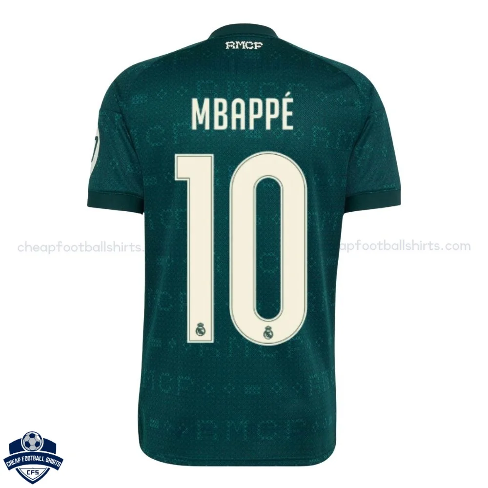 Real Madrid Away Men Cheap Football Shirt 2026/27 - MBAPPÉ 10 - Back View