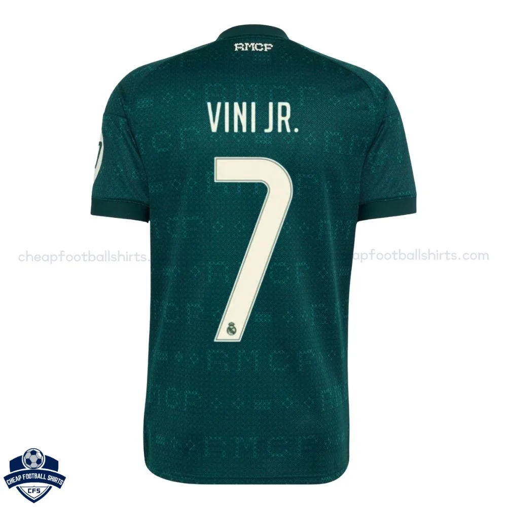 Real Madrid Away Men Cheap Football Shirt 2026/27 - VINI JR. 7 - Back View