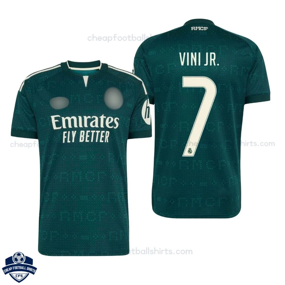 Real Madrid Away Men Cheap Football Shirt 2026/27 - VINI JR. 7 - Overview