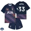 Tottenham Hotspur Away Kids Cheap Football Kit 2026/27 - DAVIES 33 - Overview