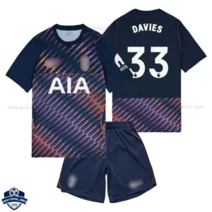 Tottenham Hotspur Away Kids Cheap Football Kit 2026/27 - DAVIES 33 - Overview