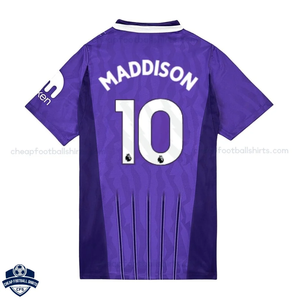 Tottenham Hotspur Third Men Cheap Football Shirt 2026/27 - MADDISON 10 - Back View
