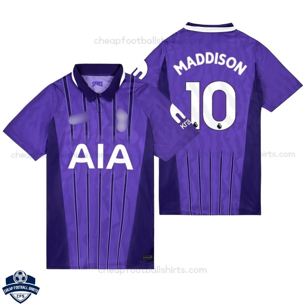 Tottenham Hotspur Third Men Cheap Football Shirt 2026/27 - MADDISON 10 - Overview