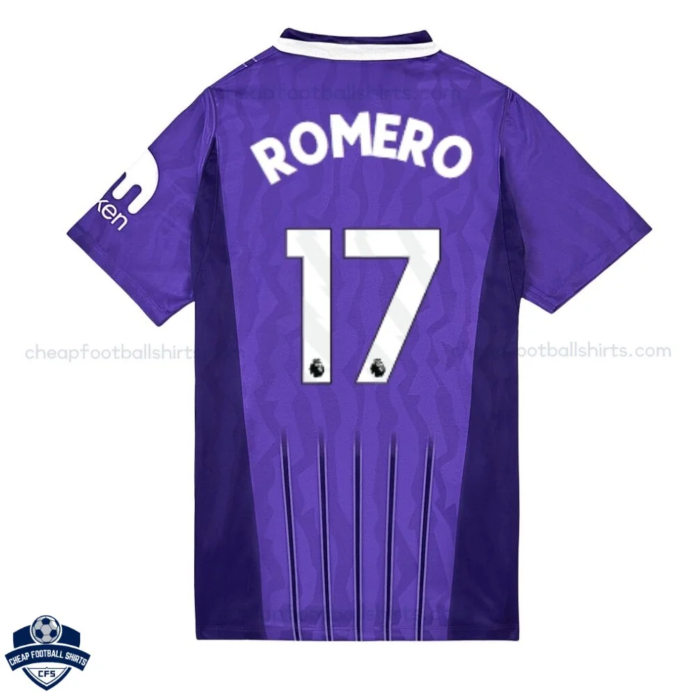 Tottenham Hotspur Third Men Cheap Football Shirt 2026/27 - ROMERO 17 - Back View