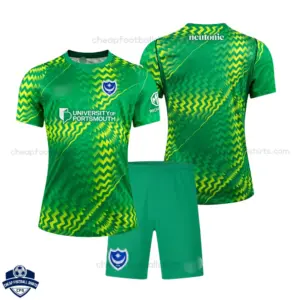 Portsmouth Green Goalkeeper Kids Cheap Football Kit 2026/27 - Overview