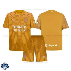 AC Milan Yellow Goalkeeper Kids Cheap Football Kit 2026/27