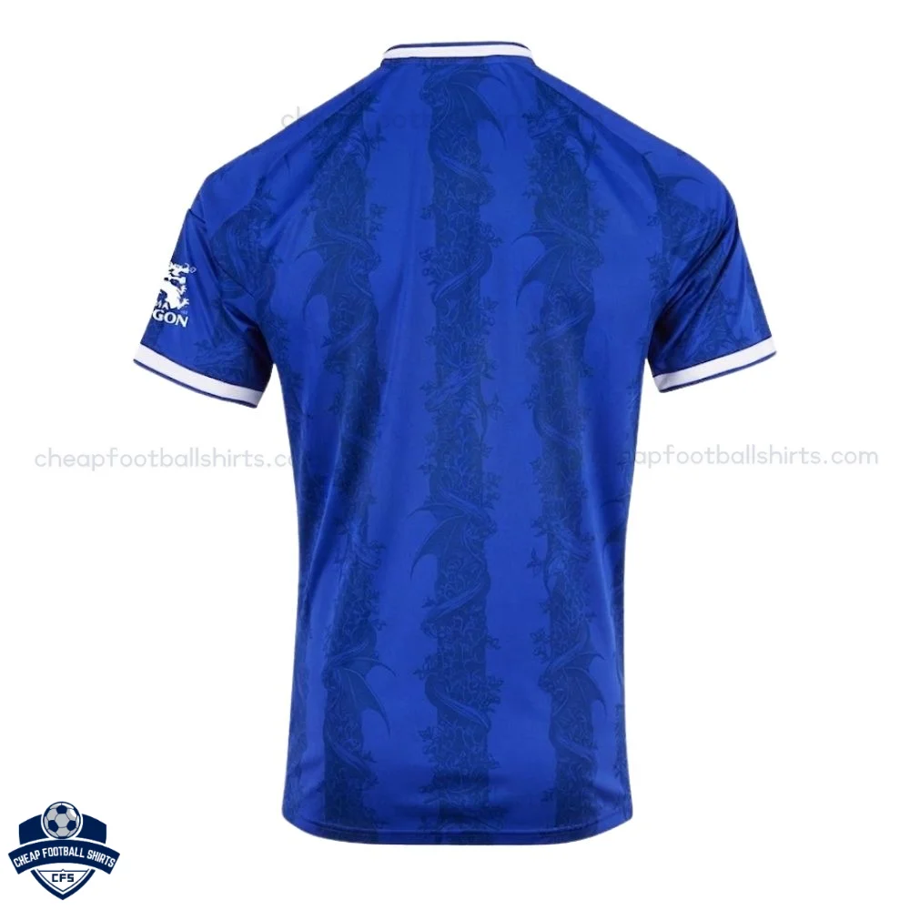 Leicester City Home Men Football Shirt 26/27 - Back view