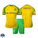 Norwich City Home Kids Cheap Football Kit 2026/27