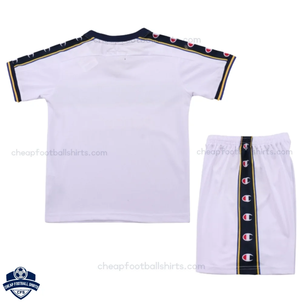 Retro Parma Home Kids Cheap Football Kit 2002/03 - back view