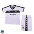 Retro Parma Home Kids Cheap Football Kit 2002/03