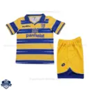 Retro Parma Home Kids Cheap Football Kit 1998/99