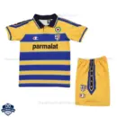 Retro Parma Home Kids Cheap Football Kit 1999/00
