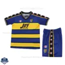 Retro Parma Home Kids Cheap Football Kit 2001/02