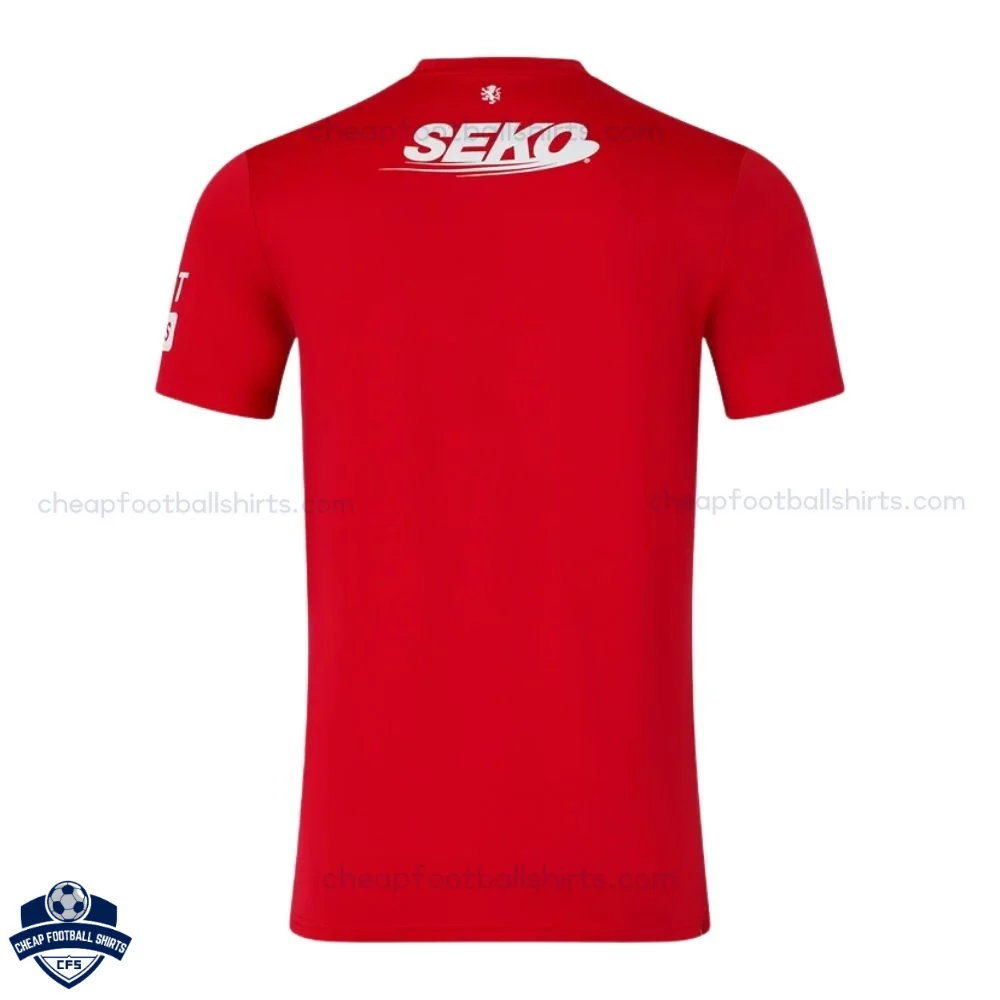Rangers Red Goalkeeper Men Football Shirt 26/27 - back view