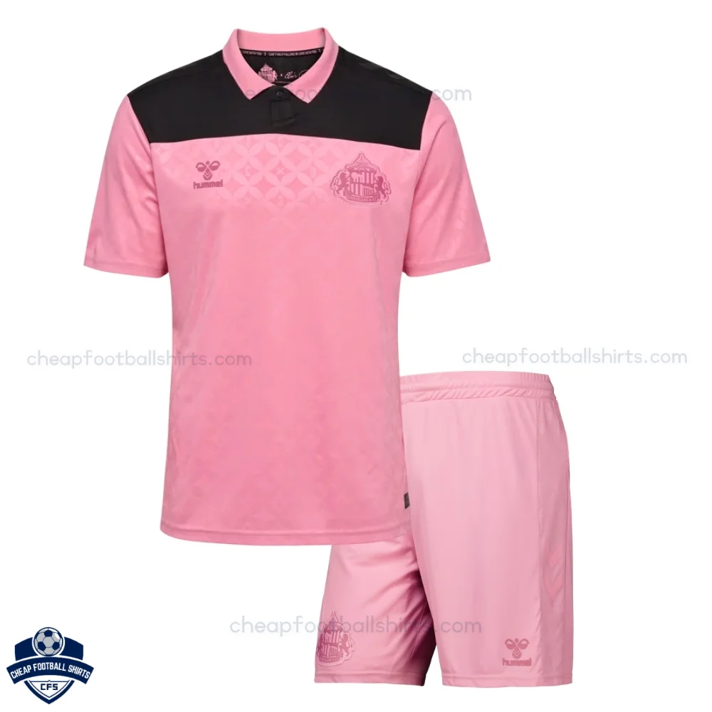 Sunderland AFC Away Kids Cheap Football Kit 2026/27 - Front view