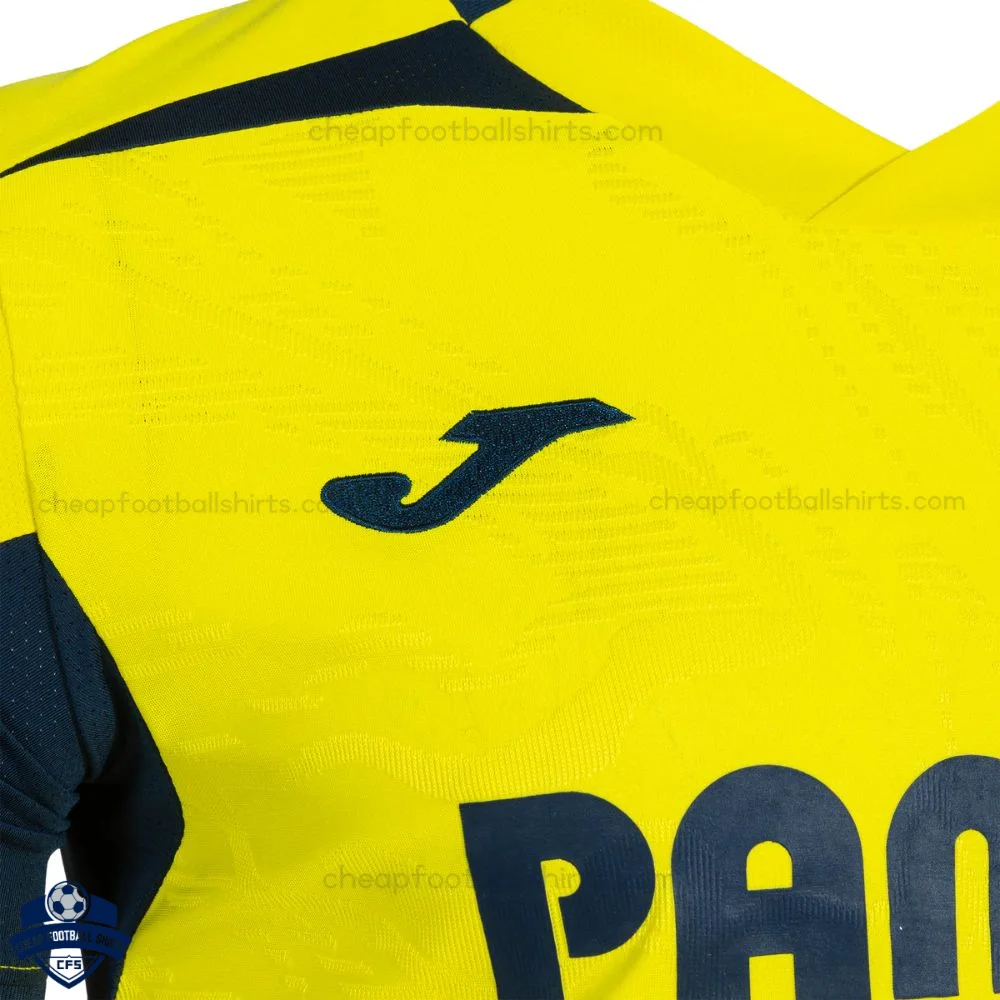 Villarreal Home Kids Cheap Football Kit 2026/27 - Detail