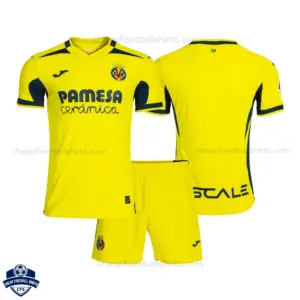 Villarreal Home Kids Cheap Football Kit 2026/27