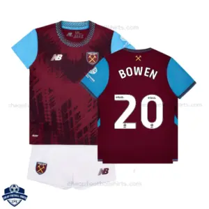 West Ham United Home Kids Cheap Football Kit 2026/27 - BOWEN 20