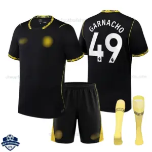 Chelsea Away Kids Cheap Football Kit 2026/27 - GARNACHO 49 - Overview