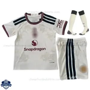Manchester United Third Kids Cheap Football Kit 2026/27 - Front View