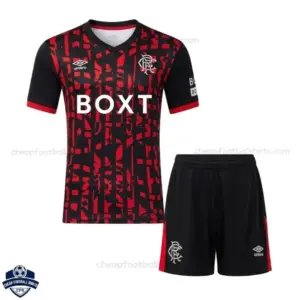 Rangers Third Kids Cheap Football Kit 2026/27 - Front view
