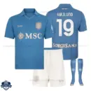 SSC Napoli Home Kids Cheap Football Kit 2026/27 - HØJLUND 19 - Overview