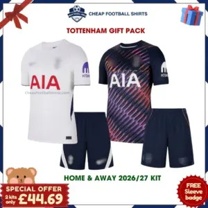 Tottenham Hotspur 2026/27 Gift Pack Kids Football Kits - Home and Away
