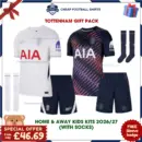 Tottenham Hotspur 2026/27 Gift Pack Kids Football Kits - Home and Away