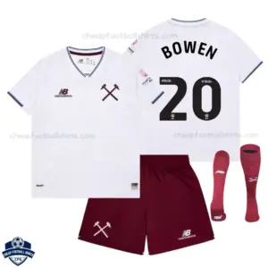 West Ham United Away Kids Cheap Football Kit 2026/27 - BOWEN 20 - Overview