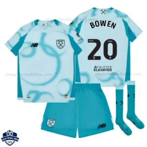 West Ham United Third Kids Cheap Football Kit 2026/27 - BOWEN 20 - Overview