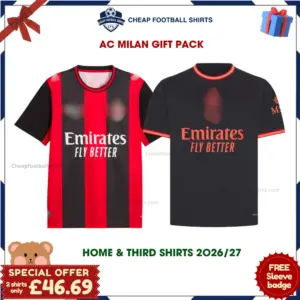 AC Milan 2026/27 Gift Pack – Home and Third Men Cheap Football Shirts - Overview