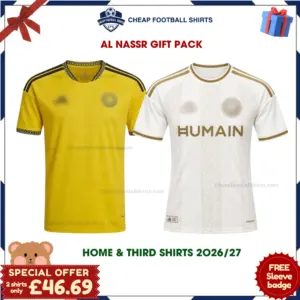 Al Nassr 2026/27 Gift Pack – Home and Third Men Cheap Football Shirts - overview