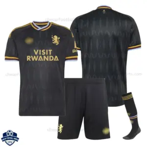Aston Villa Away Kids Cheap Football Kit 2026/27 - Overview