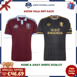 Aston Villa 2026/27 Gift Pack – Home and Away Men Cheap Football Shirts - Overview