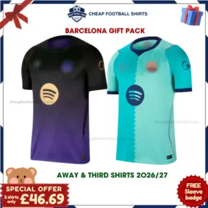 Barcelona 2026/27 Gift Pack – Away and Third Men Cheap Football Shirts - Overview