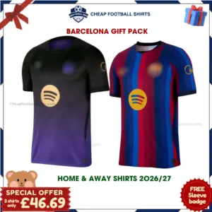 Barcelona 2026/27 Gift Pack – Home and Away Men Cheap Football Shirts - Overview