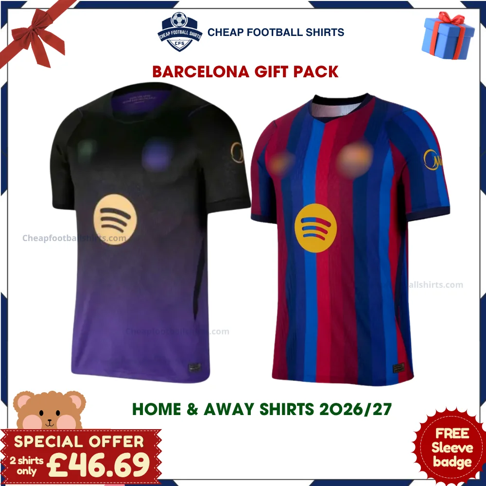 Barcelona 2026/27 Gift Pack – Home and Away Men Cheap Football Shirts - Overview