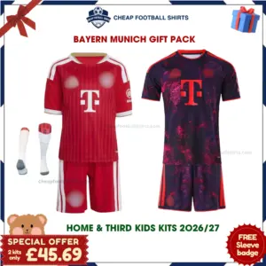 Bayern Munich 2026/27 Gift Pack - Home and Third Kids Cheap Football Kits - Overview
