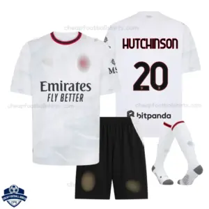 AC Milan Away Kids Cheap Football Kit 2026/27 - HUTCHINSON 20 - Overview