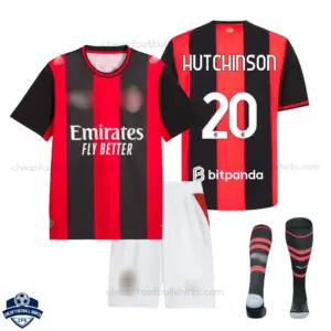 AC Milan Home Kids Cheap Football Kit 2026/27 - HUTCHINSON 20 - Overview