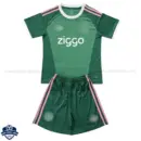 Ajax Green Goalkeeper Kids Cheap Football Kit 2026/27 - Front View