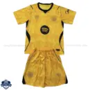 Barcelona Yellow Goalkeeper Kids Cheap Football Kit 2026/27- Front View