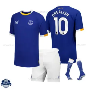 Everton Home Kids Cheap Football Kit 2026/27 - GREALISH 10 - Overview