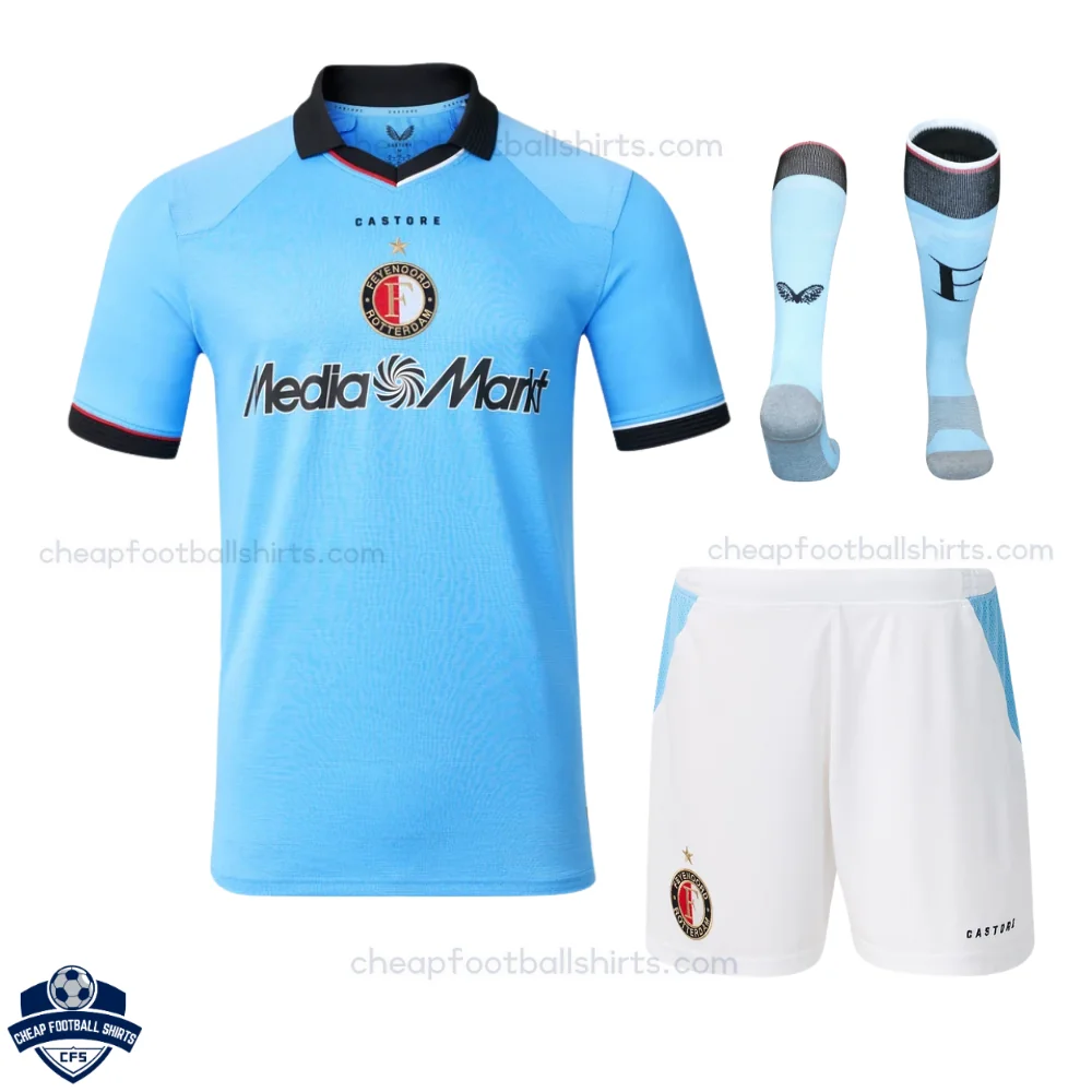 Feyenoord Away Kids Cheap Football Kit 2026/27 - Front View
