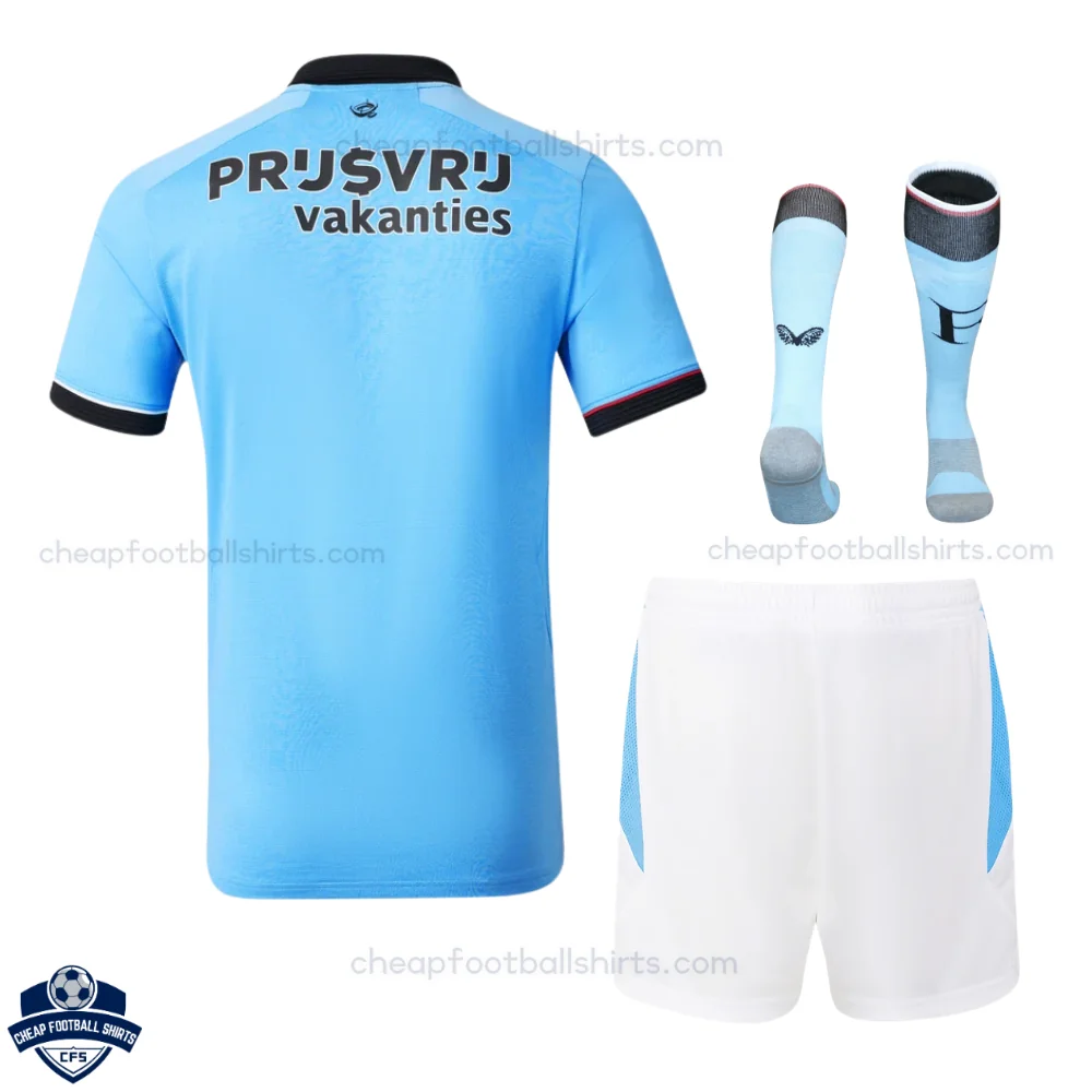 Feyenoord Away Kids Cheap Football Kit 2026/27 - Back View