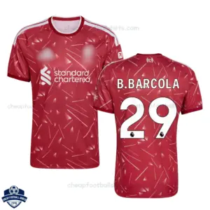 Liverpool Home Men Cheap Football Shirt 2026/27 - B.BARCOLA 29 - Overview