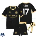 Manchester City Away Kids Cheap Football Kit 2026/27 - ENZO 17 - Overview