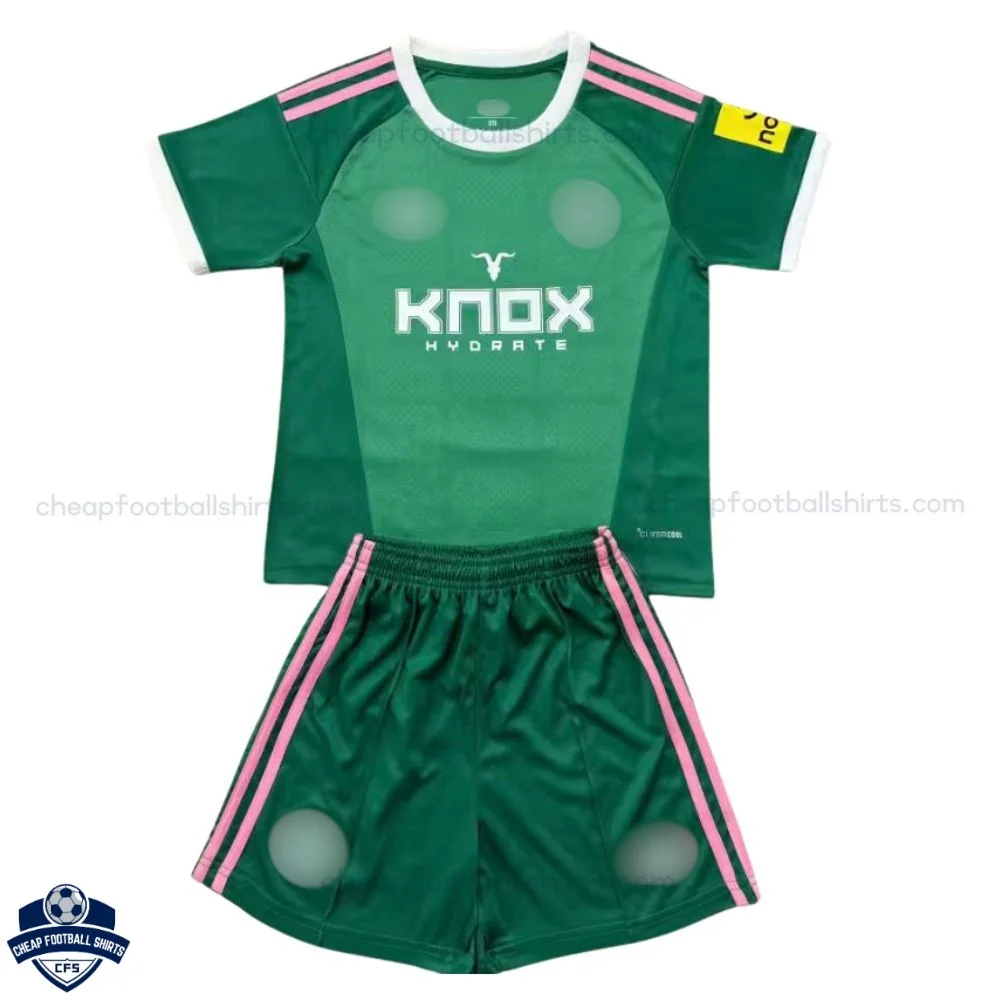 Newcastle United Green Goalkeeper Kids Cheap Football Kit 2026/27 - Front View