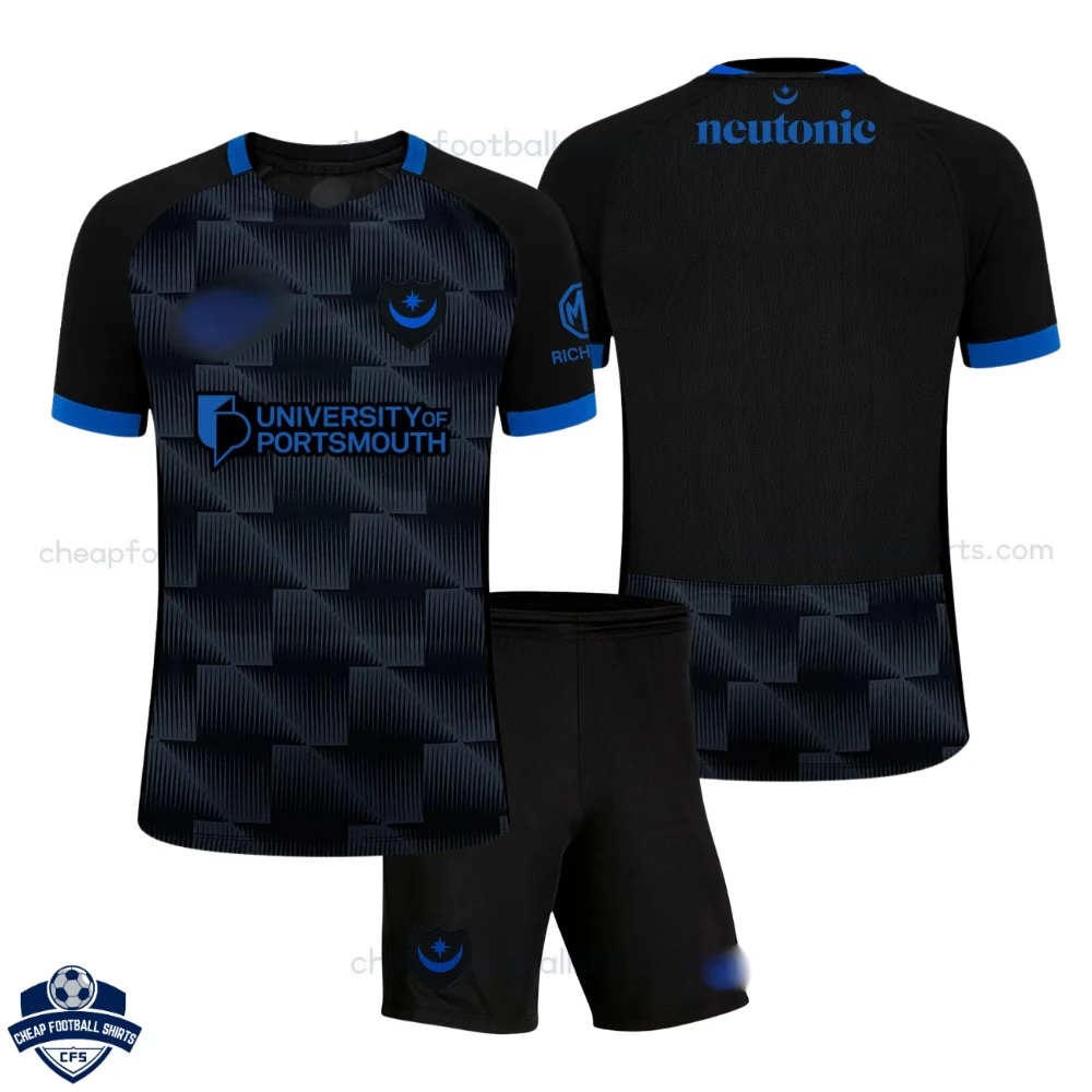 Portsmouth Third Kids Cheap Football Kit 2026/27 - Overview